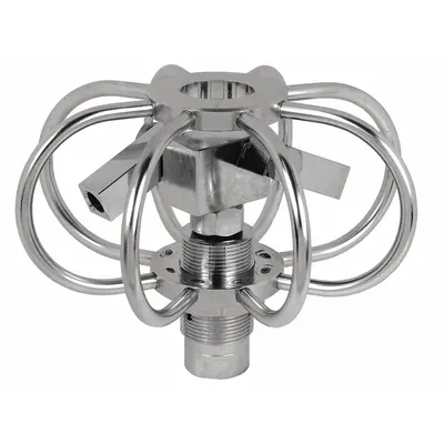 MOSMATIC Surface Cleaner: 6 in Cleaning Path, 3/8 in Inlet Dia, NPTF - Duct & Tank Cleaners