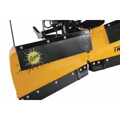 Rubber deflector in black for UTVs. Model 87500. Used as a blade edge component to direct debris or material flow during plowing or grading operations on utility vehicles.