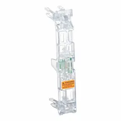 Indicating fuse block cover for CC/Midget class fuses, compatible with BMM fuse series. Rated 600 V AC and 0 A to 30 A. Provides visual indication of fuse status for use in industrial control panels, motor control centers, and distribution equipment.