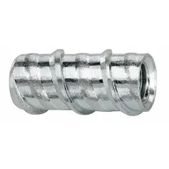 Heavy wall self-locking inserts for thread repair or reinforcement in metal or plastic components. Features 3/8"-16 coarse internal thread with 2B fit and 11/16 in overall length. Supplied in a 50-pack. Inch system.