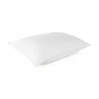 R & R TEXTILE Pillow: Cotton, 26 in Overall Lg, 20 in Overall Wd, 65 oz Fill Wt, Lyocell Down, White (MPN JS-40G1CC)