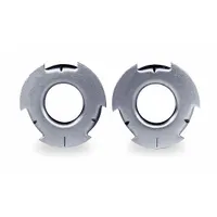 WEILER Reducing Bushing: 2 in to 1/2 in Reduced Arbor Hole, For 4 in to 6 in Wheel, 2 PK (MPN 96076)
