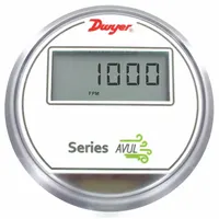 DWYER Air Velocity Transmitter: 4 mA to 20 mA, 122°F, AVUL-3DA1-LCD, 1,000 fpm to 4,000 fpm, LCD