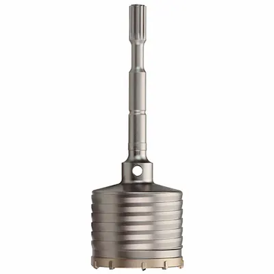 MILWAUKEE Spline Core Bit: Spline Shank, 1 1/2 in Core Dia, 3 in Core Body Lg - One-Piece Spline-Shank Core Bits