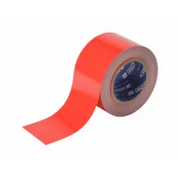 Floor Marking Tape: Gen Purpose, Solid, Red, 3 in x 100 ft, 8 mil Tape Thick, Brady® ToughStripe® (MPN 104343)