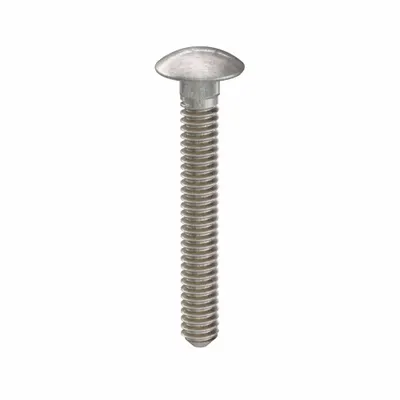 USA INDUSTRIALS Carriage Bolt: Square Neck, #10-24 Thread Size, 1 1/2 in lg, Stainless Steel - 18-8 Stainless Steel Square Neck Carriage Bolts