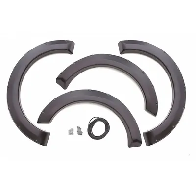 LUND Fender Flares: Fender Flares, Rivet, ABS, 2009 to 2014 Ford F-150, Smooth