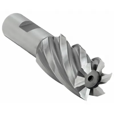 YG-1 Square End Mill: Cobalt, 6 Flute, 2" Mill Dia, 2" LOC, 4-1/2" OAL (MPN 04478) - General Purpose Cobalt Square End Mills