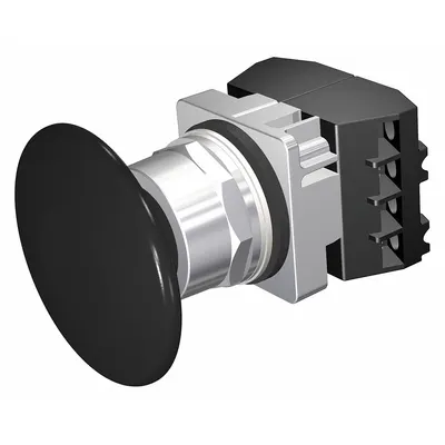 Siemens Mushroom Head Push Button: Non-Illuminated, Mushroom Head Profile, Non-Metallic - Mushroom-Head Push Buttons