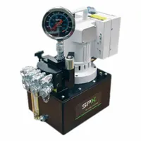 BOLTING Electric Hydraulic Pump Units: 10,000 psi Max. Op Pressure, 704 cu in/min Max. Flow Rate (MPN PE55TWP-BS)