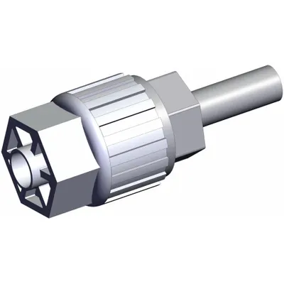 SMC LQ3H6A-T-1 PFA Compression Tube Fitting, 1 in OD x 1 in OD - PFA Compression Tube Fittings