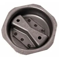 APPROVED VENDOR Drum Plug: Non-Locking, Steel, Uncoated, 2 in Outside Dia, Gray, Steel Drums, 1 (MPN VGRS200)