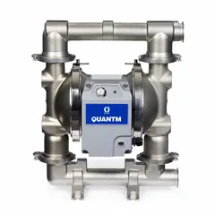 FDA-compliant electric diaphragm pump with CF8M stainless steel body, 125 Ra surface finish. Three-phase 380-480V AC motor, 2-inch connections, EPDM check valves, and 316 SS seats. Suitable for sanitary fluid transfer in food, dairy, beverage, and pharmaceutical processing.