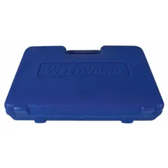 Blow-molded case designed to store and transport the Westward 1PZ35 power tool. Provides protection against dust, impact, and moisture during storage or job-site travel.