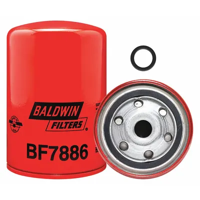BALDWIN FILTERS Fuel Filter: Spin-On, 3 11/16 in Outside Dia, M18-1.50 Thread Size - Spin-On Fuel Filters