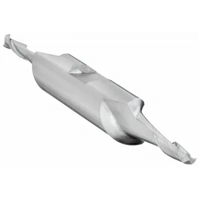 CLEVELAND Square End Mill: High Speed Steel, Double End, 2 Flute, 1/8" Mill Dia - Double-End High-Speed Steel Square End Mills