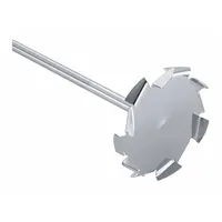 IKA Dissolver Stirrer: Dissolver Stirrer, 3/8 in Shaft Dia, 13 3/4 in Shaft Lg, 4 in Blade Dia (MPN 0002387900)