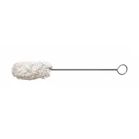 Cotton tire swab for applying lubricant to tire beads and rims during mounting and demounting. Overall dimensions: 15 in length, 2 in width, 2 in height