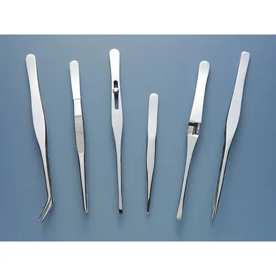 AVEN Tweezer Set: Stainless Steel, Flat/Point/Round - Tweezer Sets