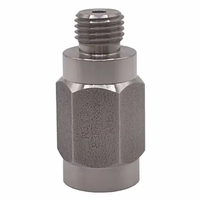 RAY Pressure Gauge Snubber: Monel, Piston, Monel, 6,000 psi Max. Pressure, 3 Pistons - Piston-Type Snubbers for Air, Water & Steam