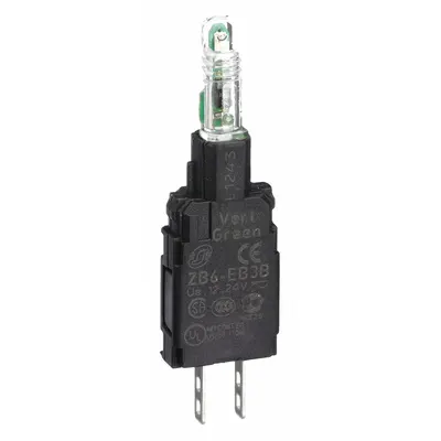 SCHNEIDER Lamp Module: 16 mm Size, Green, LED, 24 V AC Rating - Lamp Modules