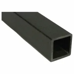 Structural rectangular fiberglass tube, 8 ft overall length, 0.125 in wall thickness, yellow color with round outside corners. Used in corrosive environments such as chemical plants, water treatment, and marine applications for platforms, walkways, and handrails where metal would corrode.