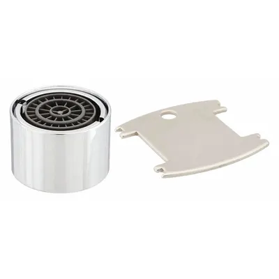 SLOAN Outlet: 2.2 gpm Flow Rate, Laminar Flow Outlet, Metal, Chrome Finish - Faucet Aerators & Outlets