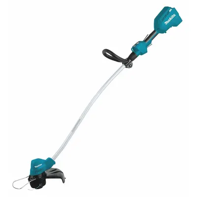MAKITA Battery-Powered String Trimmer: 11 3/4 in Cutting Wd, Curved Shaft, Not Capable - Battery-Powered String Trimmers