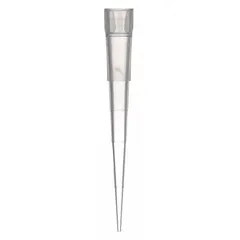 Non-sterile pipette tip made of biomedical grade plastic with 200 µL capacity. Yellow color, bulk bag configuration, no filter. Universal fit for use with most pipettes. Suitable for general liquid handling tasks such as sample preparation, reagent dispensing, and serial dilutions where sterility is not required.