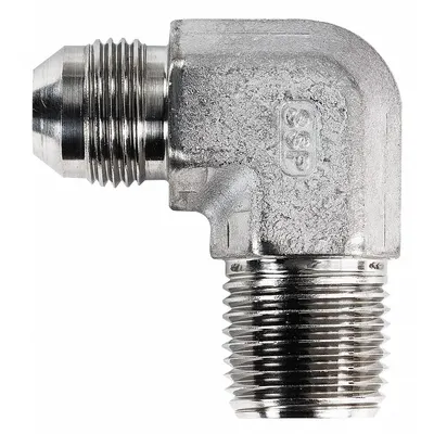 AEROQUIP Hydraulic Hose Adapter: 1"-11-1/2 Thread Size, 1 in x 3/4 in Fitting Size - NPTF-to-JIC 316 Stainless Steel Hydraulic Hose Adapters