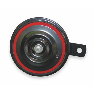WOLO Electric Horn: 12V DC, High Tone, Electric, Black, Painted, 115 dB Sound Level - Max - Electric-Powered Horns