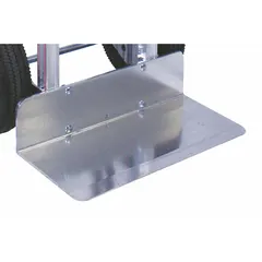 This nose plate is a material handling replacement part designed to protect the leading edge of conveyor or processing equipment during bulk material transfer. It measures 18 inches by 9 inches and is sold as the plate only. Compatible with B & P Manufacturing model A8-B1-C6-D5-E1L-E48-BDC.