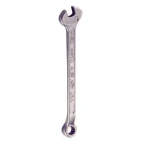 AMPCO Combination Wrench: Aluminum Bronze Nickel, Natural, 15 mm Head Size, 8 3/4 in Overall Lg (MPN 1314)