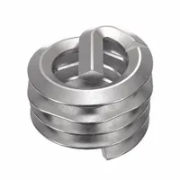 Screw-locking tangless helical insert for repairing or reinforcing threads in metal components. Features #8-32 coarse thread, right-hand direction, plain finish, and 18-8 material with tensile strength of 200,000 to 250,000 psi. Supplied in a 100-piece pack