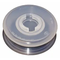 Disposable suction cup accessory for automated CPR devices. Each pack includes 12 suction cups. Dimensions: 8 in L x 10 in W x 6 in H. Used to maintain chest-compression coupling during emergency cardiac care