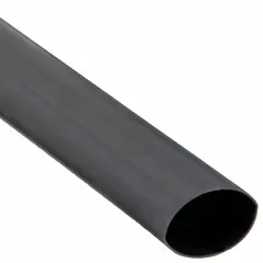 3M Heat Shrink Tubing: 1.1 in I.D. Before Shrinking, 0.37 in I.D. After Shrinking, 4 ft Lg, 20 PK (MPN MDT-1100-48"-BLACK-20 PCS). Key specifications — Color: Black; Brand: 3M.