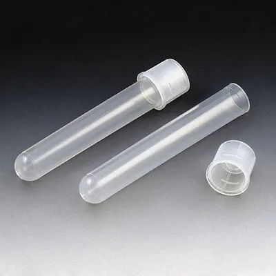 GLOBE SCIENTIFIC 15 mL Polystyrene Culture Tube with Closure - Plastic Culture Tubes