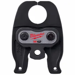 This steel press jaw is designed for use with compact press tools to crimp 1-1/4 in PEX pipe onto ASTM F1807/F2159 fittings. It is suitable for plumbing systems in residential and commercial buildings, including water supply and radiant heating installations.