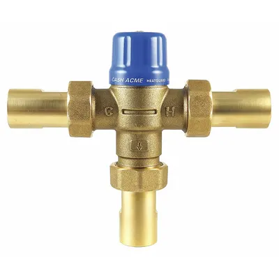 CASH ACME Point-of-Use Thermostatic Mixing Valve, 1/2 in Outlet, HG110D - Point-of-Use Mixing Valves