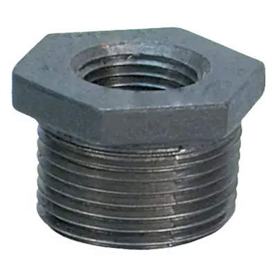 USA INDUSTRIALS Low-Pressure Threaded Pipe Fitting, 1/2 in x 1/8 in, Class 150 - Low-Pressure Threaded Pipe Fittings with Thread Sealant
