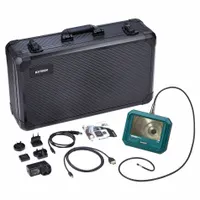 EXTECH Videoscope Kit: 1280 x 720, 1 m Shaft Lg, 5.5 mm Shaft Dia, 5.5 mm Camera Dia, 32 GB MicroSD (MPN HDV710)