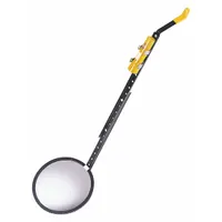 SEE ALL INDUSTRIES Inspection Mirror: 18 in Dia Mirror Size, Mirr. Mat. Glass, Mirr. Shp. Round (MPN DUC-PLX18C)