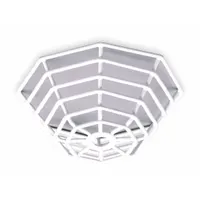 SAFETY TECHNOLOGY INTERNATIONAL Smoke Detector Guard: Steel, 7 in Overall Dp, 7 in Overall Lg (MPN STI-9604)