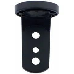 Black wall-mount base for Modlight60 Pro warning lights. Provides a secure mounting point for visual signaling in industrial environments such as factories and warehouses. Suitable for use in safety and status indication systems.