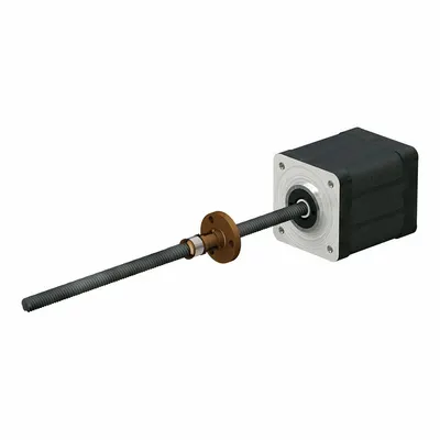 PBC LINEAR Precision Lead Screw: Lead Screw Assembly, Anti-Backlash, PTFE, Stainless Steel - Precision Lead Screw Assemblies