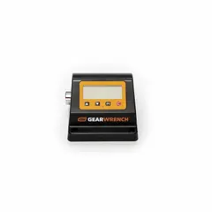 This bench-mount torque tester is designed for verifying and calibrating torque wrenches and tools. It features a 1/2 in drive and measures torque from 250 ft-lb down to 25 ft-lb in foot-pound increments. Suitable for stationary use in workshops and labs to ensure accurate fastener tightening.