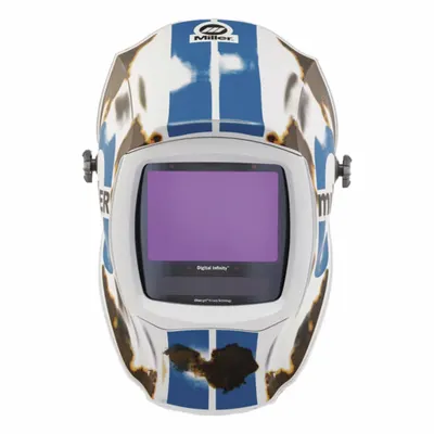 MILLER ELECTRIC Welding Helmet: Auto-Darkening, 4 Arc Sensors - Auto-Darkening Welding Helmets - Graphic