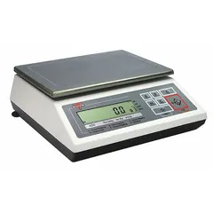 The TORBAL AD6200 is a precision lab balance with a 6200 g capacity and 0.1 g readability. It features an LCD display and supports multiple weighing units: ct, g, gr, kg, lb, oz, ozt, and pwt. Suitable for laboratory weighing, quality control, and general industrial applications.