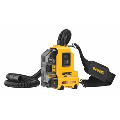DEWALT Dust Extractor: Cordless, HEPA, Dry, 0.06 gal Tank, (1) Bare Tool, 19 cfm - DEWALT Cordless Dust Extractors