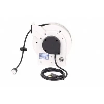 KH INDUSTRIES Cord Reel: Ratchet Lock, 50 ft Cord Lg, 12 AWG, SJOW, 5-20P Cord Lg, 5-20P - Self-Retracting Cord Reels